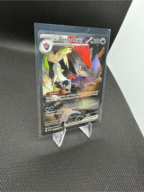 N's Zoroark EX Full Art Pokémon Card - Multicolor Holographic